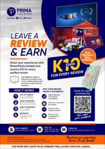 Leave a Review & Earn: Get K10 for Every Verified Review!